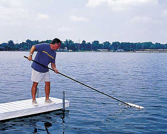 Lake Rake for weed removal with 66 inch extension
