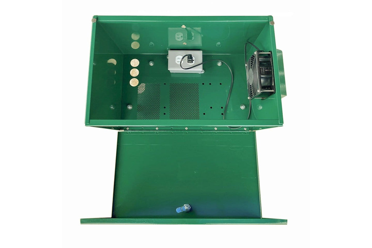 Scott Aerator Steel Weatherproof Compressor Cabinet With Fan & Ground Base