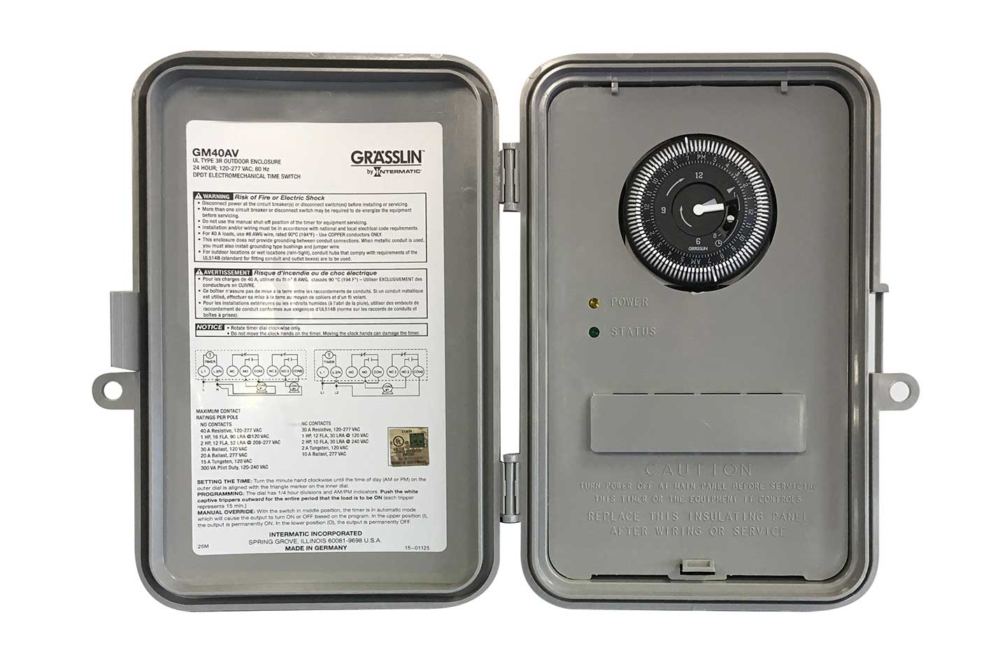 Scott Aerator Control Panel Timers