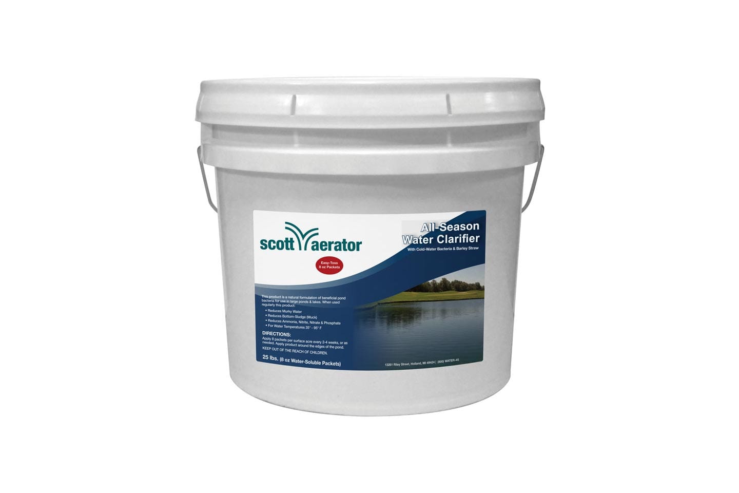 Scott Aerator All Natural Pond Treatment 25 pound pail